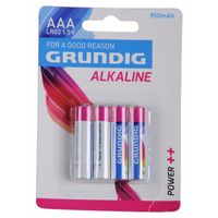 16x Grundig alkaline batterijen AAA - thumbnail