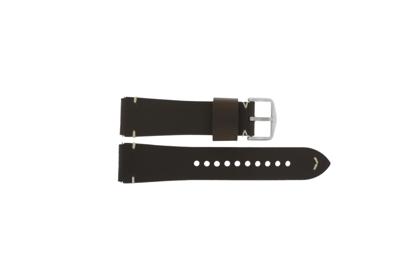 Horlogeband Fossil FS5329 Leder Bruin 22mm