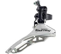 Shimano Voorderailleur 3 x 6/7-speed tourney fd-ty300 down swing/down pull - hoge klem 34,9 mm 42t (66-69°) - zwart/zilver