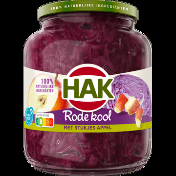 Hak Rode Kool met Stukjes Appel 700 g bij Jumbo