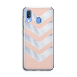 Marmeren pijlen: Samsung Galaxy A40 Transparant Hoesje