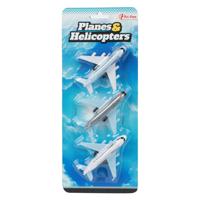 Toi-Toys Airbus vliegtuigen, 3st.