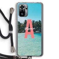 Pacific Dream: Xiaomi Redmi Note 10S Transparant Hoesje met koord
