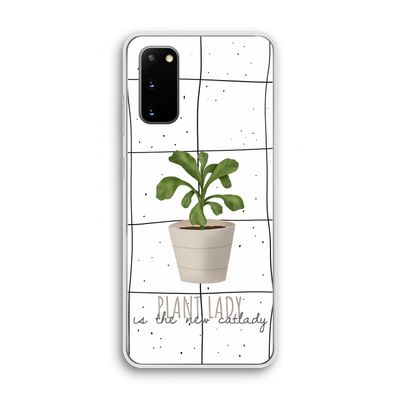 Kamerplant op vensterruit: Samsung Galaxy S20 Transparant Hoesje