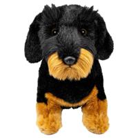 Carl Dick Knuffeldier Teckel hond - zachte pluche stof - premium kwaliteit knuffels - 30 cm   -