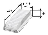 Luchtfilter VALEO, u.a. für Toyota, Daihatsu, Citroën, Peugeot, Subaru - thumbnail