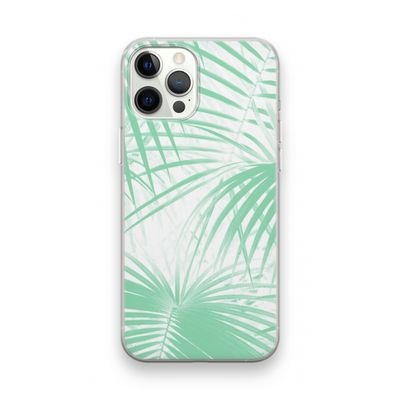 Palmbladeren: iPhone 12 Pro Transparant Hoesje