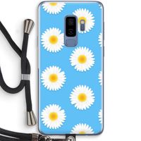 Margrietjes: Samsung Galaxy S9 Plus Transparant Hoesje met koord
