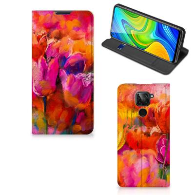 Bookcase Xiaomi Redmi Note 9 Tulips Bookcase Xiaomi Redmi Note 9 Tulips