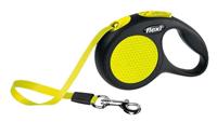 Flexi rollijn new classic neon tape zwart / geel