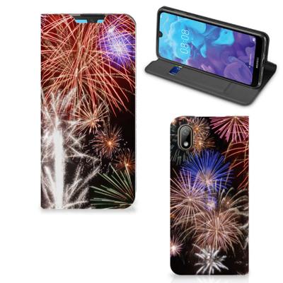 Huawei Y5 (2019) Hippe | Standcase | Vuurwerk