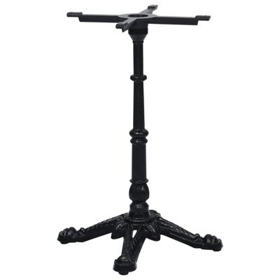 Bistrotafelpoot 52x52x72 cm gietijzer zwart