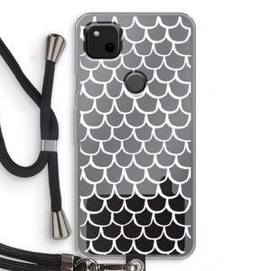 Dakpannetjes: Pixel 4a Transparant Hoesje met koord