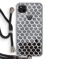 Dakpannetjes: Pixel 4a Transparant Hoesje met koord