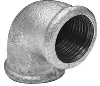 Kirchhoff Bocht van smeedbaar ijzer 90°, verzinkt, 1 1/4"IT, (90) - 989714055