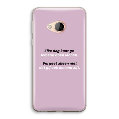 gij zijt ook iemand: HTC U Play Transparant Hoesje