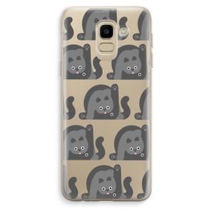 Cats: Samsung Galaxy J6 (2018) Transparant Hoesje