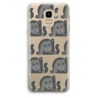 Cats: Samsung Galaxy J6 (2018) Transparant Hoesje