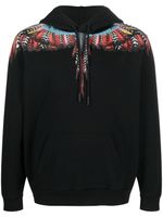 Marcelo Burlon County of Milan hoodie Grizzly Wings en coton - Noir