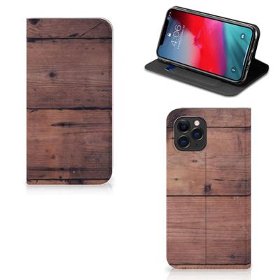 Apple iPhone 11 Pro Book | Wallet Case | Old Wood