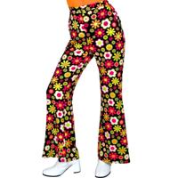 Flared Broek 60&apos;s Bloemen Dames