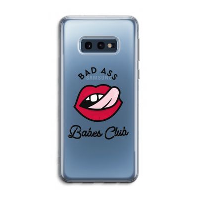 Badass Babes Club: Samsung Galaxy S10e Transparant Hoesje