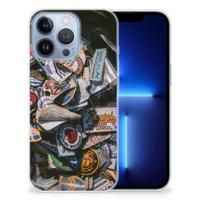 Apple iPhone 13 Pro | Siliconen hoesje | met foto Badges