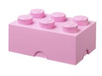 LEGO Opbergdoos Brick 6 (Roze)