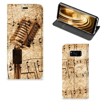 Samsung Galaxy S8 Stand Case Bladmuziek