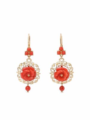 Dolce & Gabbana boucles d'oreilles Rose en or 18ct