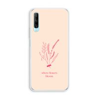 Where flowers bloom: Huawei P Smart Pro Transparant Hoesje