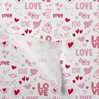 Zijdevloei papier 50x75cm 22gr 100 vel Love