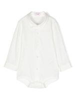 Il Gufo button-up cotton romper - Blanc