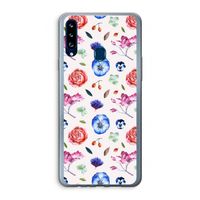 Bloemetjes: Samsung Galaxy A20s Transparant Hoesje