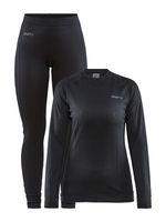 Craft 1909706 CORE Dry Baselayer Set W - Black - XL - thumbnail