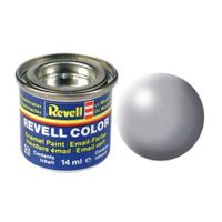 Revell Grey, silk RAL 7001 14 ml-tin schaalmodel onderdeel en -accessoire Verf - thumbnail