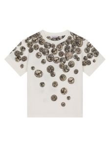 Dolce & Gabbana Kids t-shirt en coton à imprimé graphique - Blanc