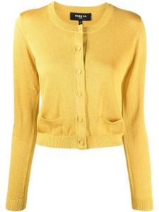 Paule Ka cardigan boutonné en maille - Jaune