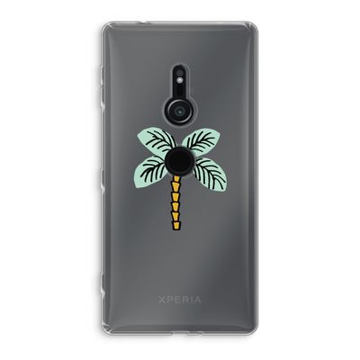 Palmboom: Sony Xperia XZ2 Transparant Hoesje