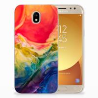 Smartphone hoesje Samsung Galaxy J5 2017 Watercolor Dark