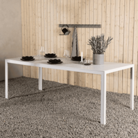 Nohr Tuintafel 'Erikka' 205 x 90cm, kleur Wit