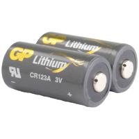 GP GPCR123AECO125C2 CR123A Fotobatterij Lithium 1400 mAh 3 V 2 stuk(s)