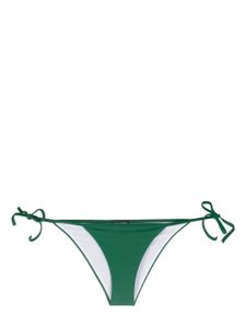 DSQUARED2 bas de bikini noué à logo imprimé - Vert