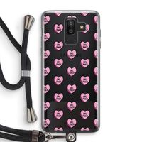 GIRL POWER: Samsung Galaxy J8 (2018) Transparant Hoesje met koord