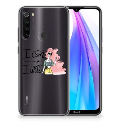 Xiaomi Redmi Note 8T Telefoonhoesje met Naam i Can Xiaomi Redmi Note 8T Telefoonhoesje met Naam i Can