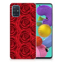 Samsung Galaxy A51 TPU Case Red Roses - thumbnail