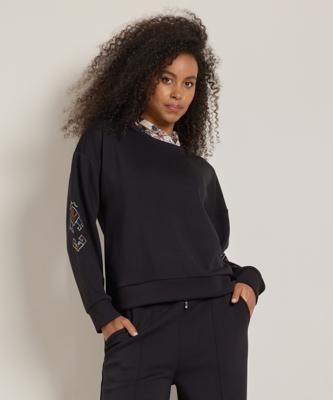 trui met embroidery extra zacht trui met embroidery extra zacht