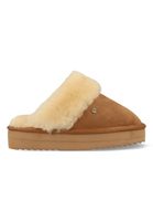 Warmbat Pantoffels Flurry PlateauFLS371025 Bruin maat
