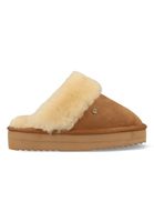 Warmbat Pantoffels Flurry PlateauFLS371025 Bruin  maat - thumbnail