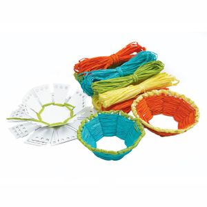 Colorations maak je eigen geweven mand, set van 12